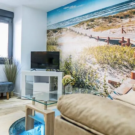 Apartment Bajo Vistamar, A 15 Min Del Centro De Vigo *